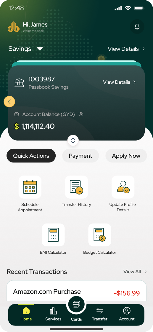 Mobile home screen